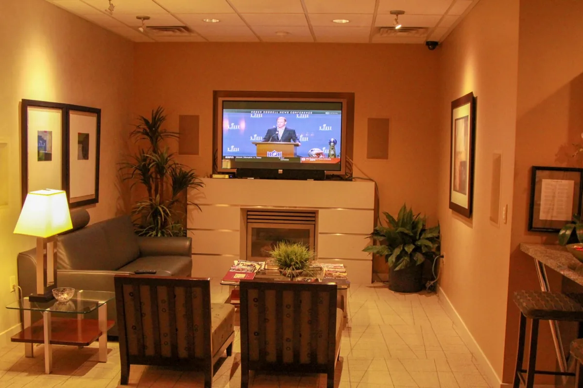 The Jolley & Jolley reception and conference area